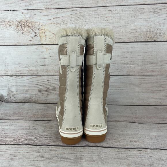 Sorel Women's Tofino II Lux Womens Sz 8.5 Snow Boots Tan Crea - Picture 5 of 9